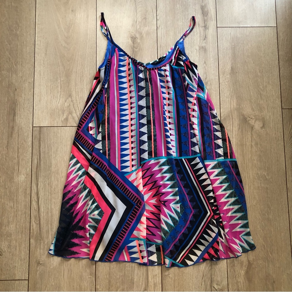 Express Geometric Pattern Dress - image 5